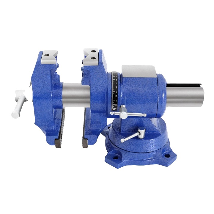 Menghina, 360 rotatie, albastra, 100mm deschidere, 35x20x10cm