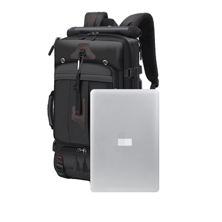 Rucsac de drumetie, capacitate mare, design impermeabil, 36-75 litri, 15.6 inch, mare