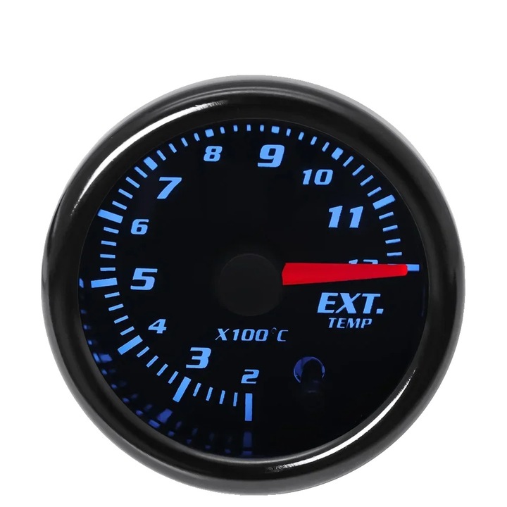 Indicator auto, dual display, monitorizare multifunctionala, temperatura evacuare, 52mm, multicolor