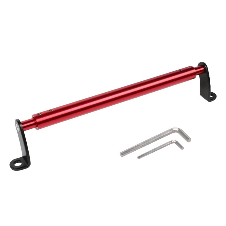 Bara Extensibila, Aluminiu Durabil, Rosie, Dimensiune Ajustabila