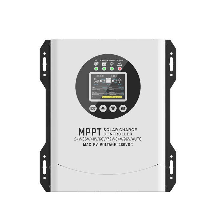 Controler de incarcare solara, 60A, 18-230V, eficienta MPPT >99%, cu wifi, IP21