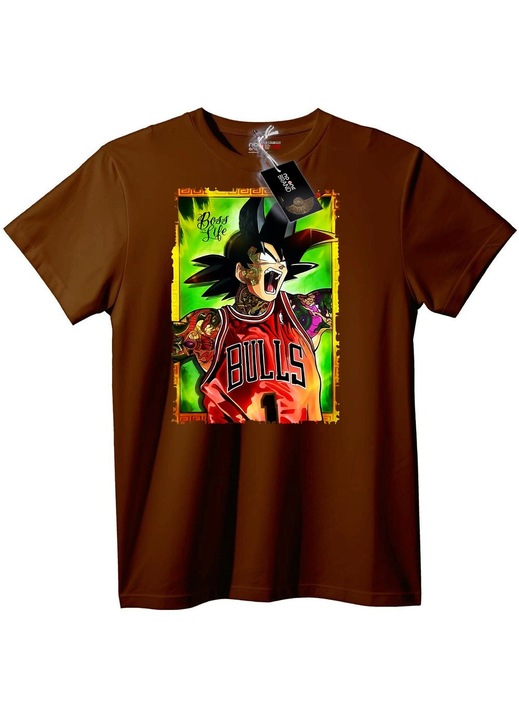 Tricou Dragon Ball Bulls Boss Life, Maro