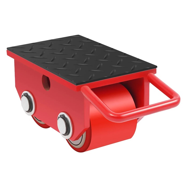 Mozgató kocsi, 2 kerék, 2.5T kapacitás, piros, 18x10x11cm