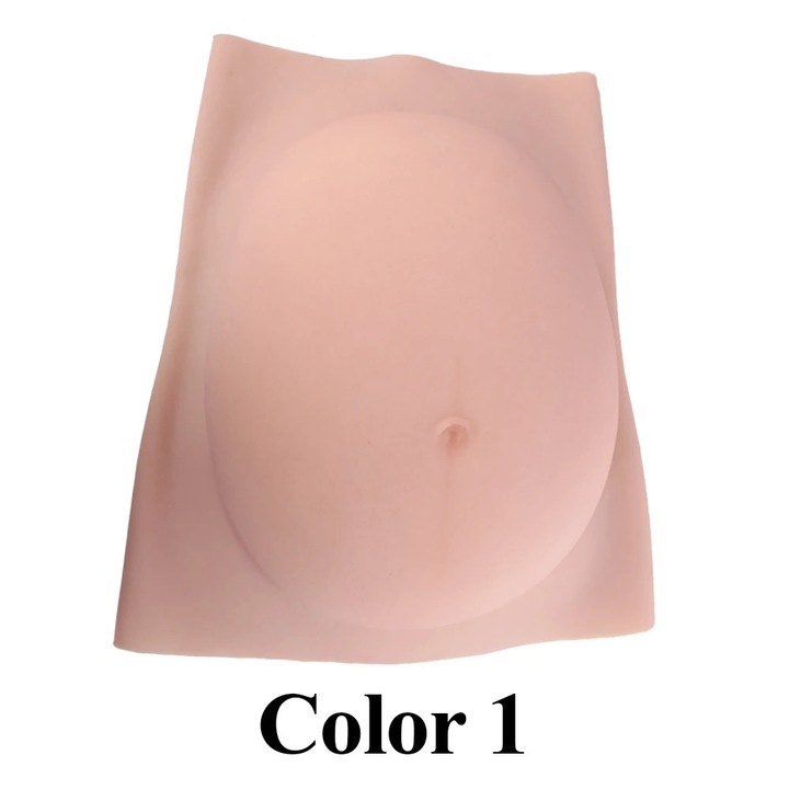 Costum burta gravida, material silicon, realist, design usor, culoare 1