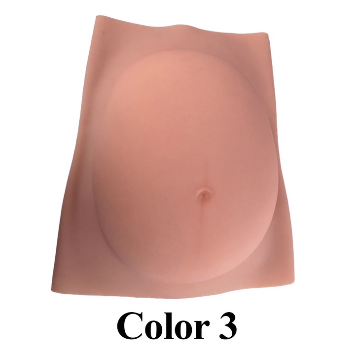 Costum burta gravida, material silicon, design usor, culoare 3