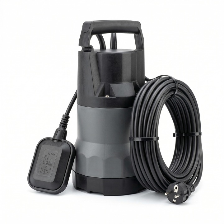 Pompa submersibila apa curata KEPEIDA QDXN750F, 0.75 kW, debit max 130 L/min, inaltime maxima refulare 8.5 metri, bobinaj 100% cupru, tehnologie si design italian