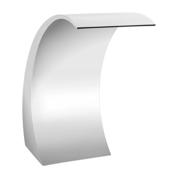 Modern designű, rozsdamentes acél, ezüst színű, 5.08cm-es ivókút csaptelep