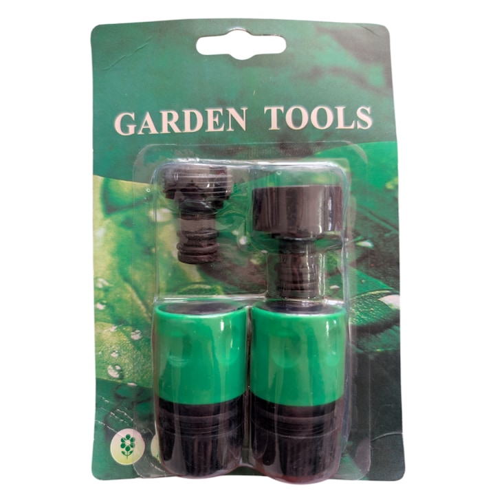 Öntöző készlet 1/2", 4 darab, gyorscsatlakozók tömlőhöz, csapadapter, kerti öntözőrendszerhez