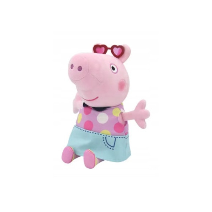 Peppa malac plüssjáték, 22 cm, többszínű