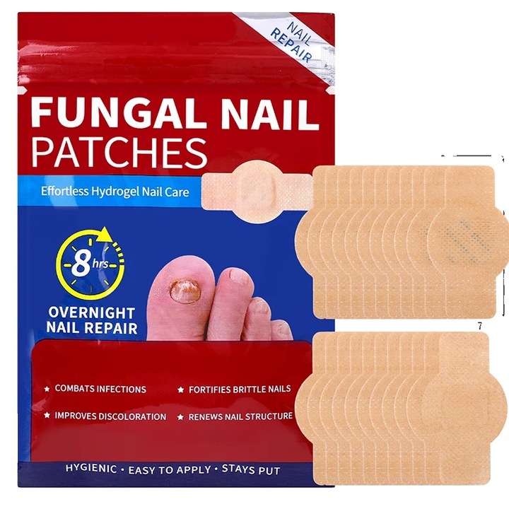 Plasturi pentru repararea unghiilor, 4 seturi - 84 bucati, impermeabili, aplicare rapida