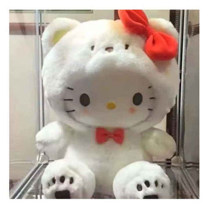 Set de jucarii de plus Hello Kitty, Kuromi si My Melody, 25cm, multicolor