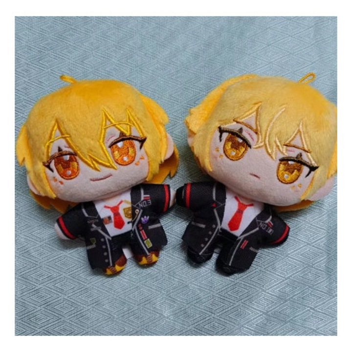 Set 2 Jucarii de Plus Anime Limbus, 10cm, Galbene, Kawaii