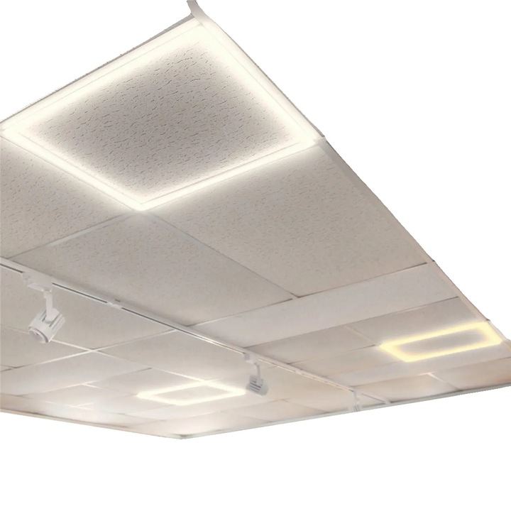 Panou LED de Plafon, 48W, iluminare naturala, 595x595mm, set