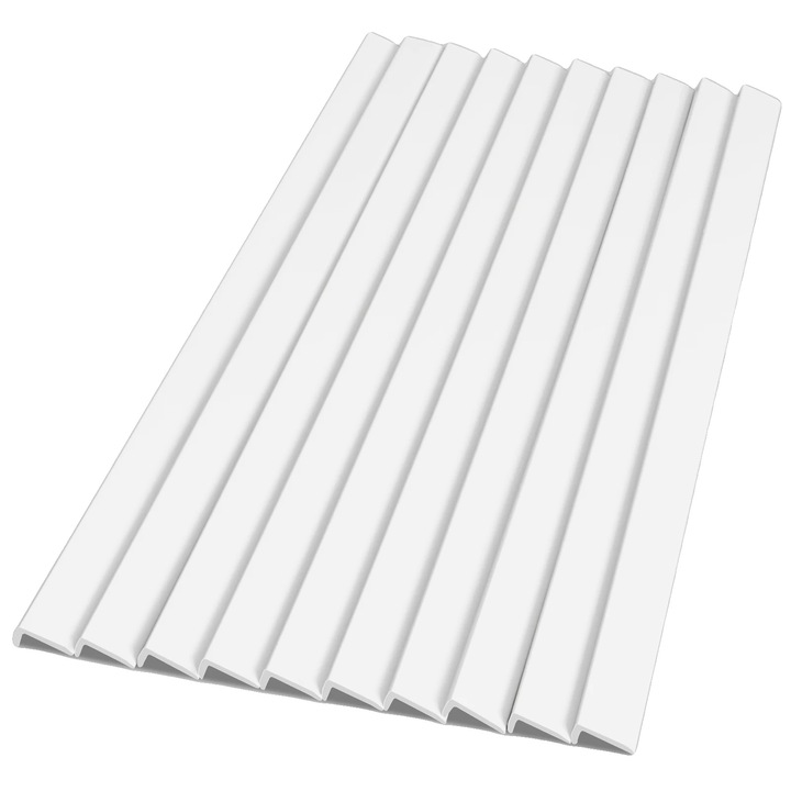 Plinte din aluminiu, design impermeabil, set 10 bucati, 3.9x1.57 inch
