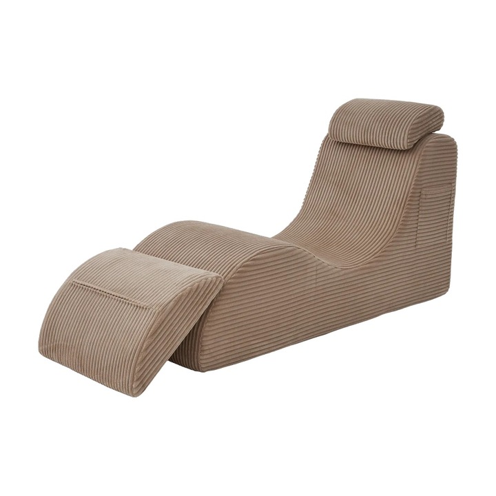 Scaun birou, design ergonomic, umplutura din spuma confortabila, khaki, 70x80x90cm