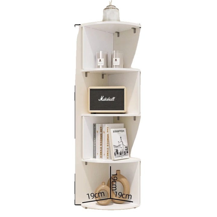 Rafturi montat pe perete, solutie de stocare versatila, material ecologic, 78x19cm