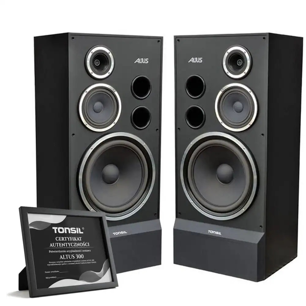 Set Boxe podea, Tonsil, Altus 300 New, negru, 150 W