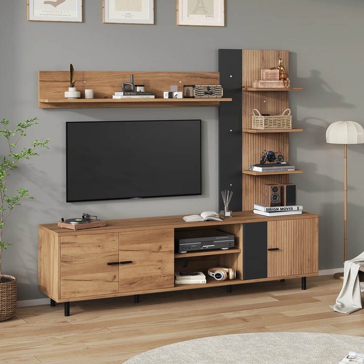 Set Mobilier TV, 187.5 x 40 x 167 cm
