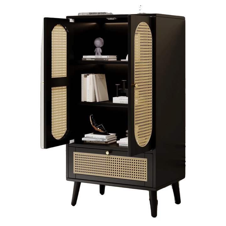 Dulap lateral, design rattan