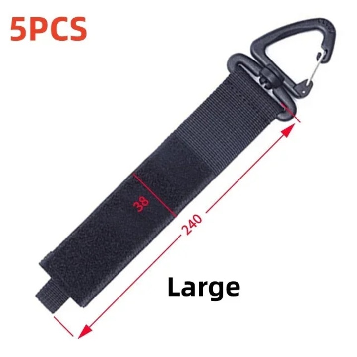 Organizator de cabluri, 5 buc L nailon