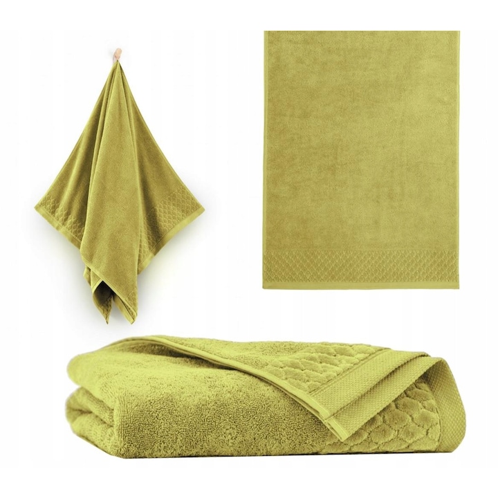 Prosop de baie premium, Zwoltex, QUEEN, 70 x 140 cm, Bleumarin, Bumbac organic egiptean, 650 g/m², standard GOTS, absorbtie excelenta, moale, extrem de pufos, agatatoare, Certificat OEKO-TEX