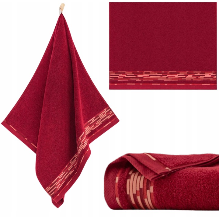 Prosop de baie premium, Zwoltex, QUEEN, 50 x 100 cm, Bej, Bumbac organic egiptean, 650 g/m², standard GOTS, absorbtie maxima, extrem de pufos si moale, agatatoare eleganta, Certificat OEKO-TEX