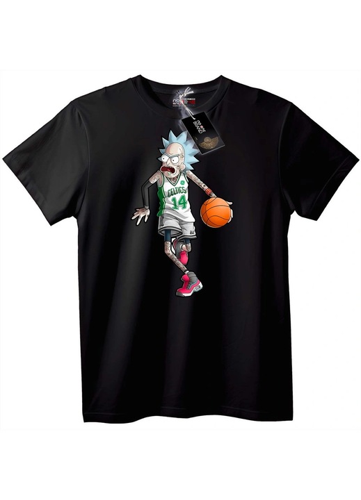 Tricou Rick Celtics Baschet, Negru