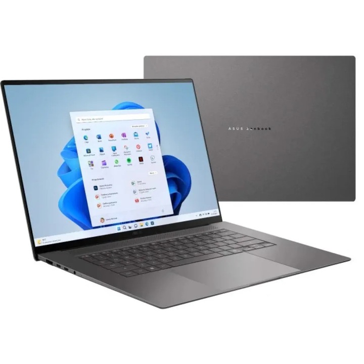 Laptop ASUS ZenBook S16 OLED UM5606GA-SR065W Ryzen AI 7 445 16inch 3K Touch 120Hz 32GB 1TB Windows 11 Home Gri