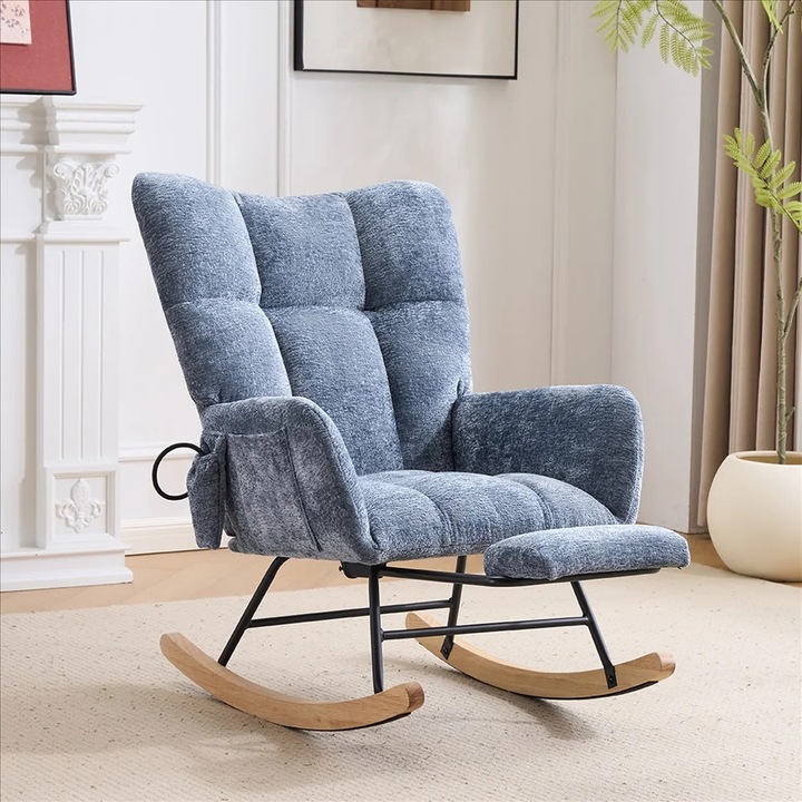 Pihenőszék, ergonomikus támasz, kék