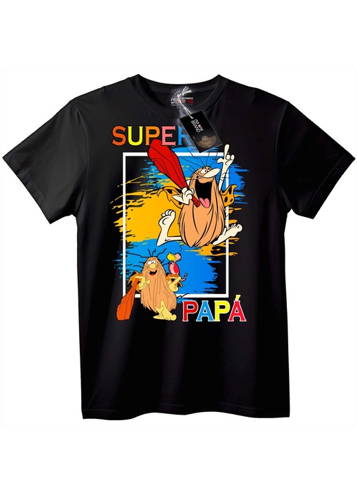 Szuper Apa póló, Fekete