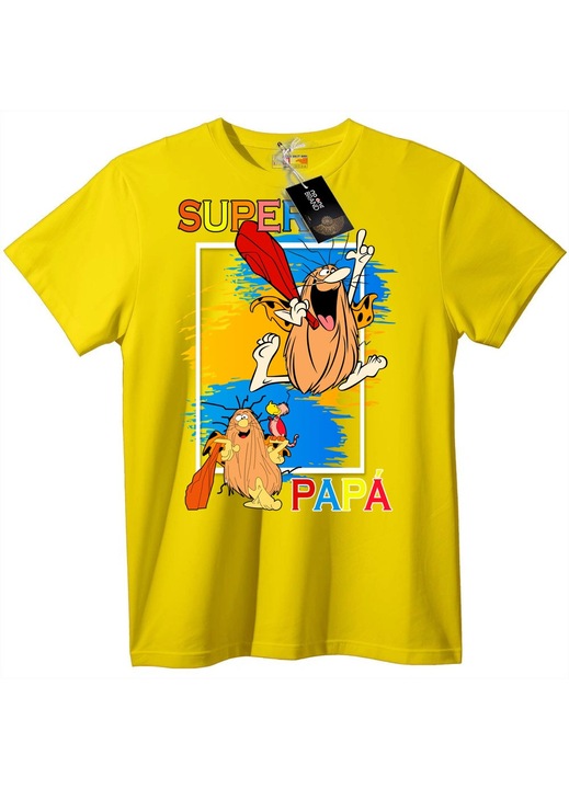 Szuper Apa póló, Sárga