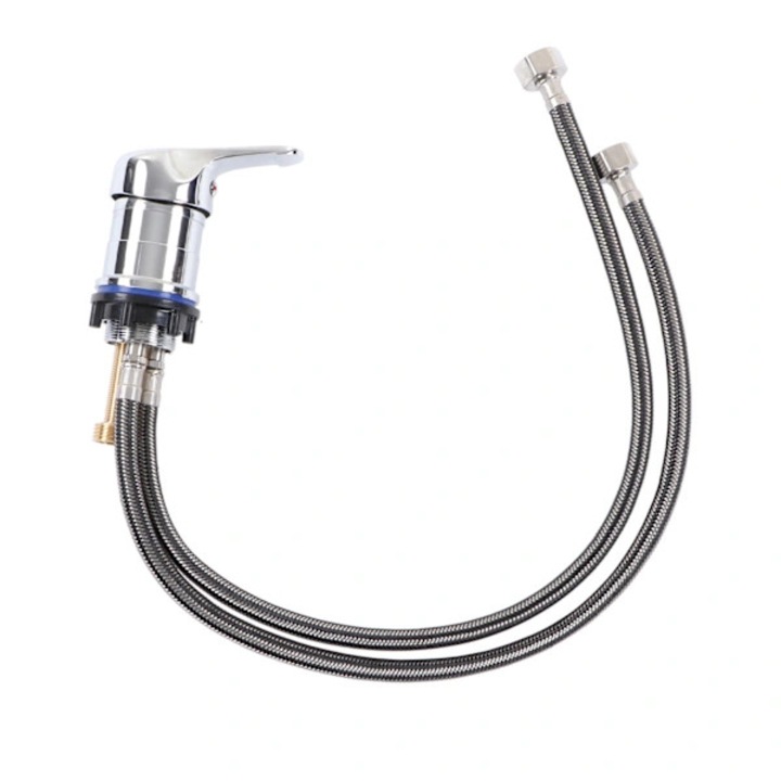 Mixer pentru pat de spalat parul, zinc, 60cm, set, pentru salon de frizerie