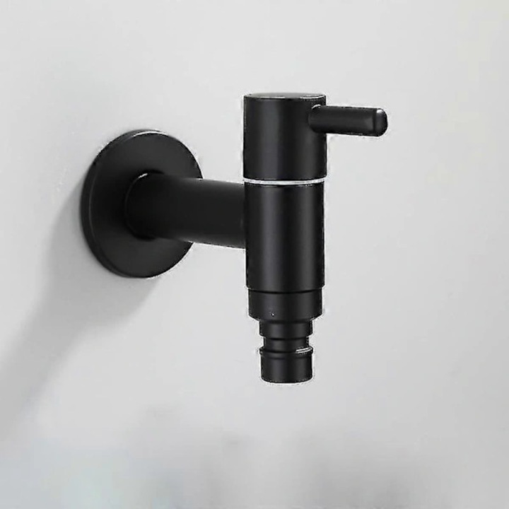 Sanitári csaptelep, 304 rozsdamentes acél, fekete