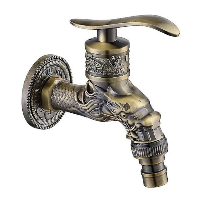 Antik bronz fali csaptelep