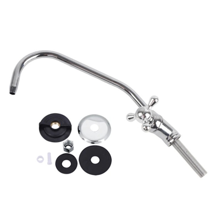 Rozsdamentes acél fürdőszobai csaptelep, króm design