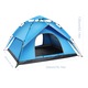 Cort Auto-Deschidere Juksun 200x200x130 cm, 3-4 Persoane, Antivant, Anti-UV, Albastru, Geanta Inclusa