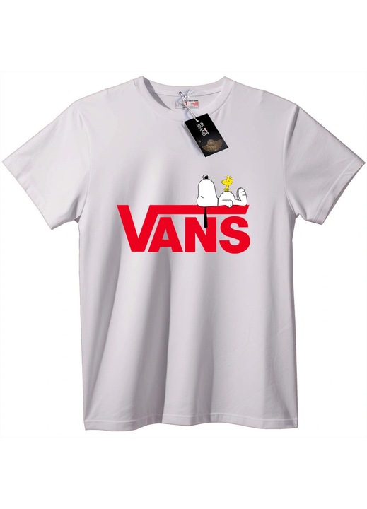 Vans x Snoopy Tricou Desene Animate, Alb