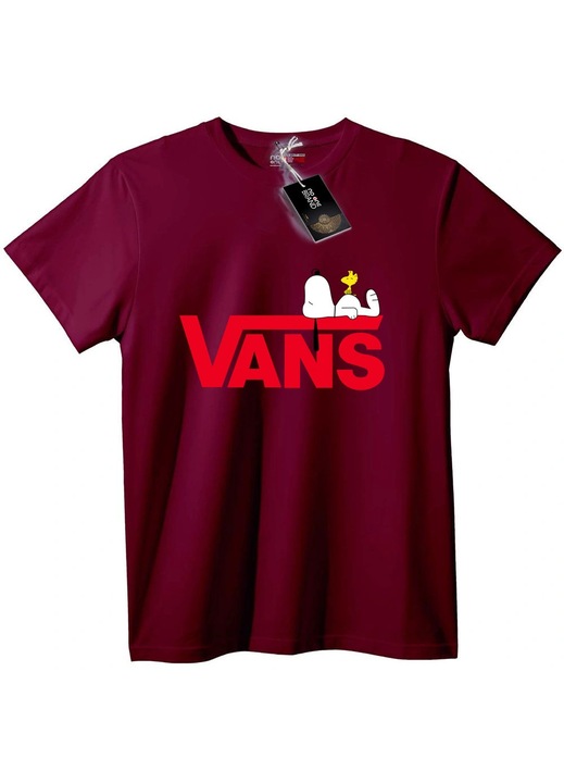 Vans x Snoopy Tricou Desene Animate, Visiniu