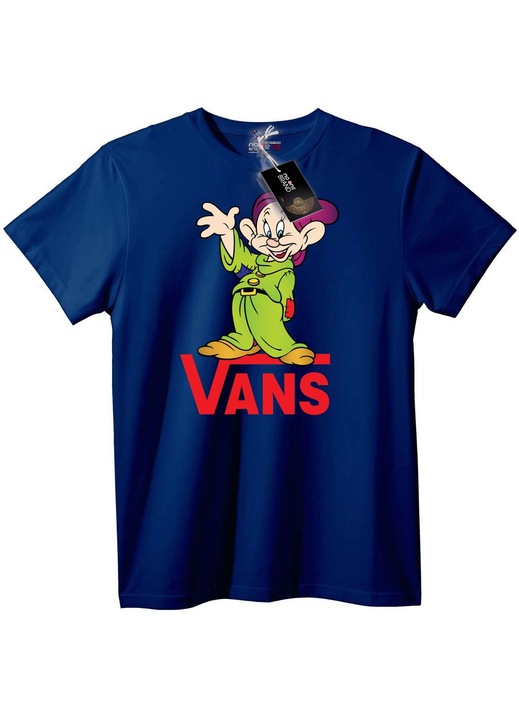 Tricou Vans cu desen animat, Bleumarin