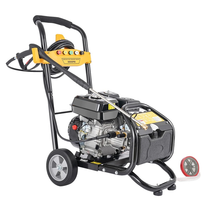 Aparat de spalat cu presiune, 2465 PSI, 7.5HP, portabil, portocalie