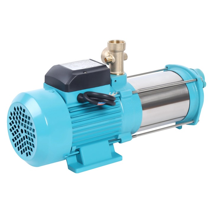Pompa de apa, auto-amorsare, design durabil, 220V, cyan