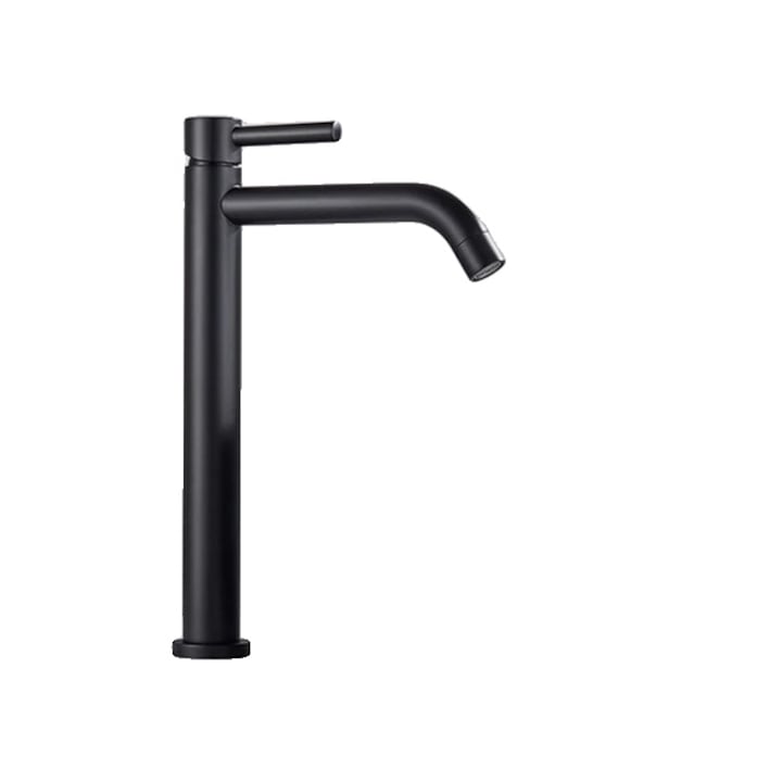 Sanitáriai csaptelep, munkalapra szerelhető, egykaros, matt fekete