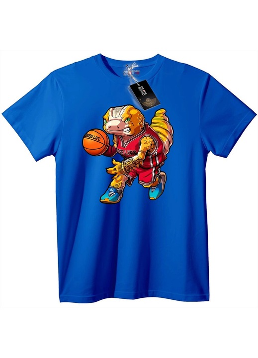 Tricou Boss Life Dragon Baschetbalist, Albastru