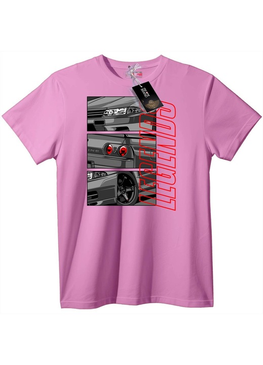 Nissan Autós Művészet Póló, Candy Pink