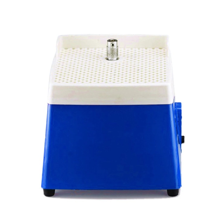 Masina de slefuit sticla, Mini portabila pentru vitralii, 220 V priza UE, 65 W, Disc diamant inclus, 250×250×250 mm, Albastru