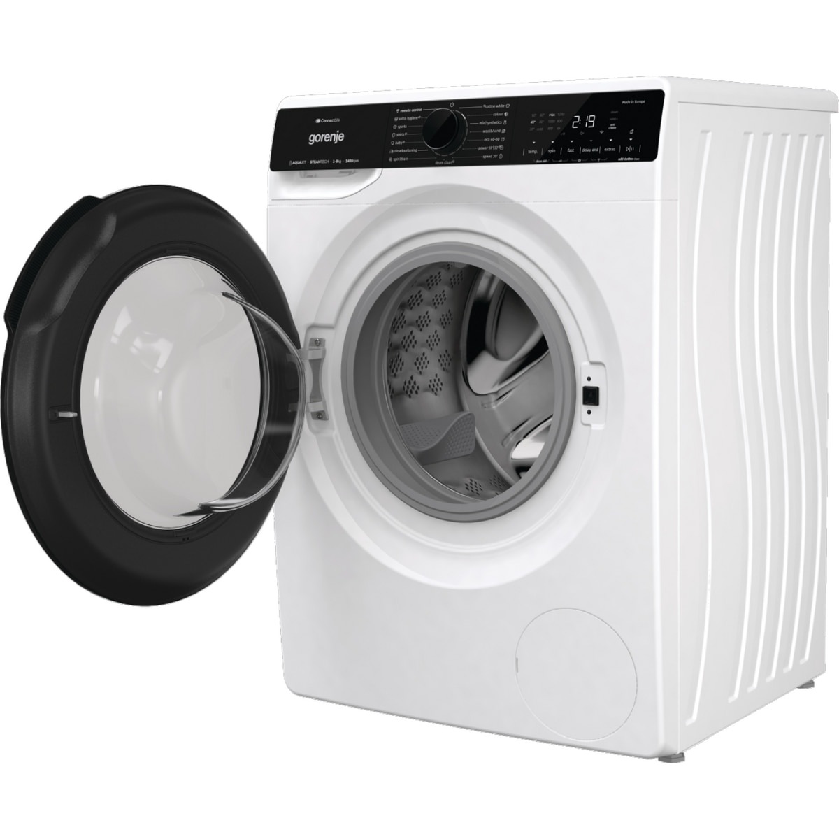 Masina de Spalat Rufe Frontala Gorenje WPNA94A1PWIFI SteamTech 9Kg 1400Rpm Clasa A Wi-fi Alb