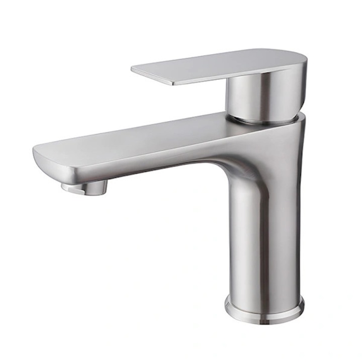 Sanitér csaptelep, 304 rozsdamentes acél, modern design, 16.8x15x4.7cm, ezüst