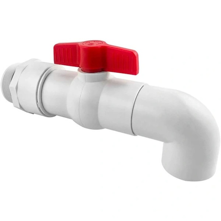 Robinet pentru galeti 2", set cu 1 robinet si 3 garnituri, pentru galeti de 55 galoane, plastic, rezistent la chimicale