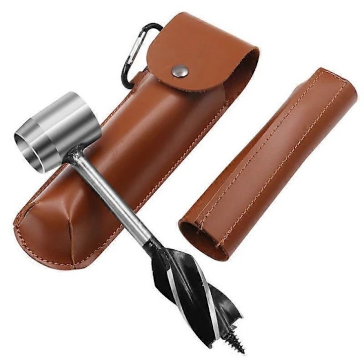 Set de burghie manuale pentru lemn, 32mmx165mm, multifunctionale, inox