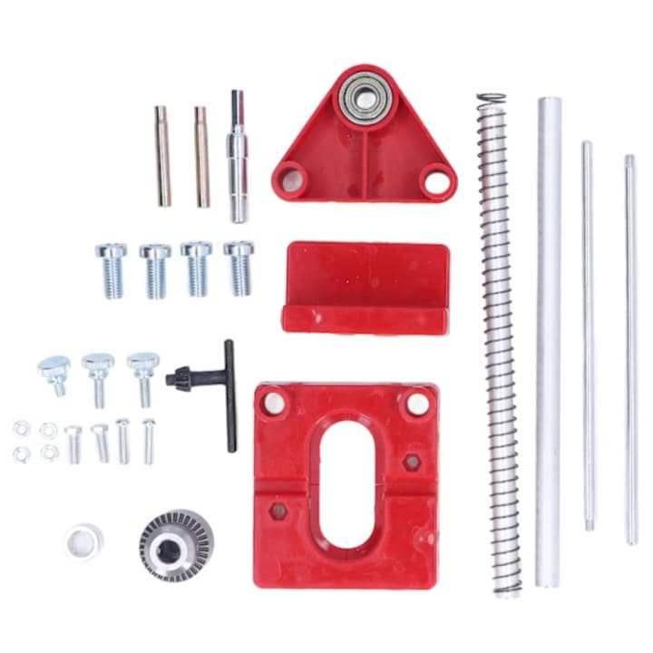 Set localizator pentru gaurire din aliaj de otel, 3 module, 20 accesorii, utilizare interioara si exterioara